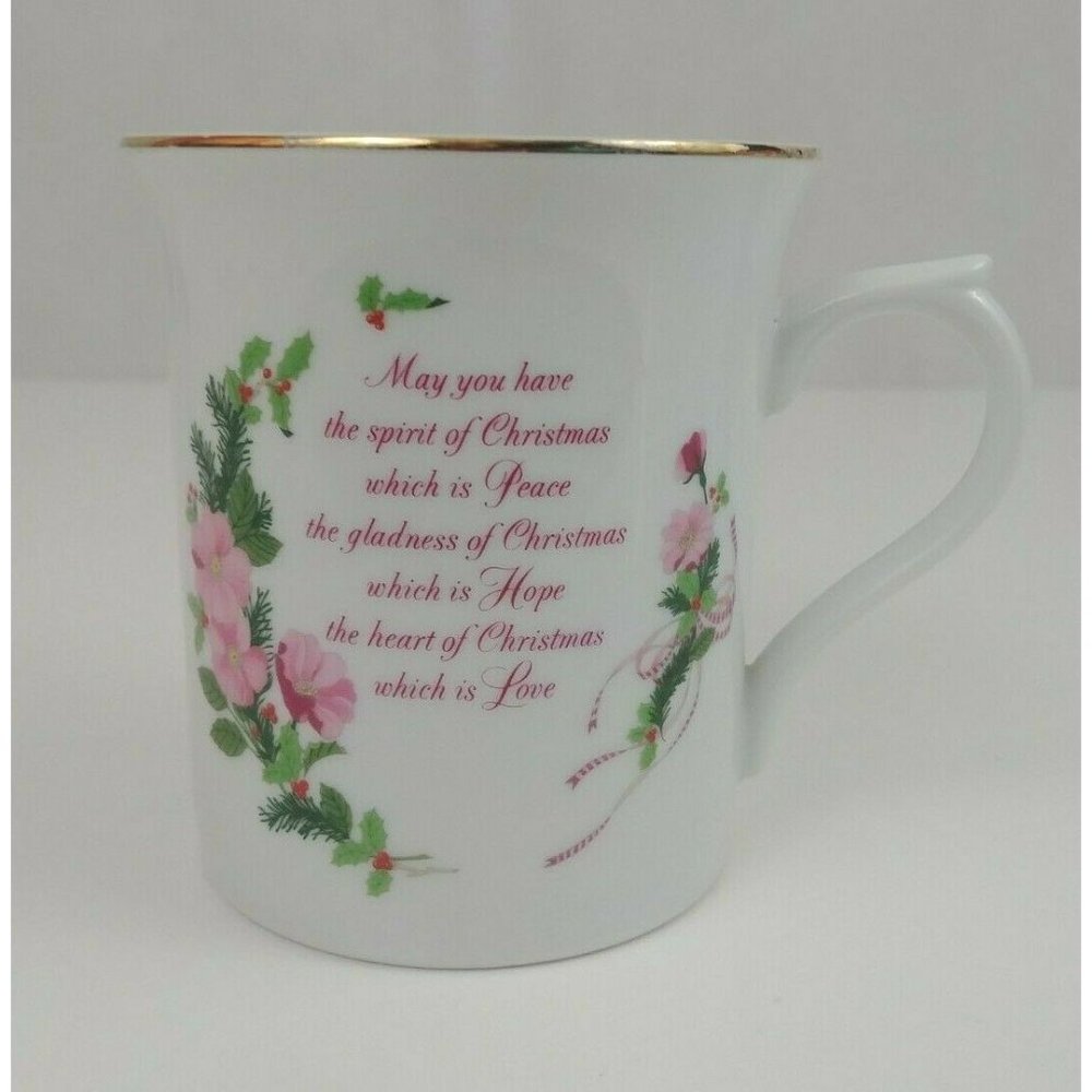 Designed & Hand Painted Papel Japan Friendship Floral Coffee Cup